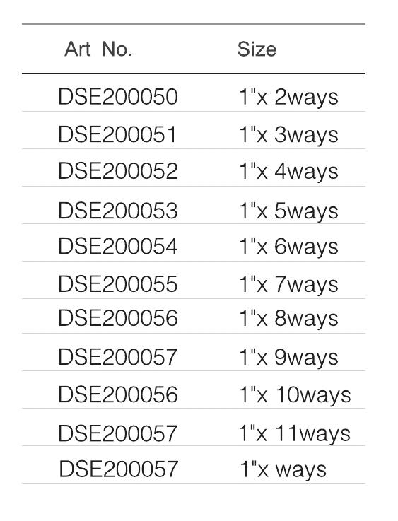 Brass Manifold Table