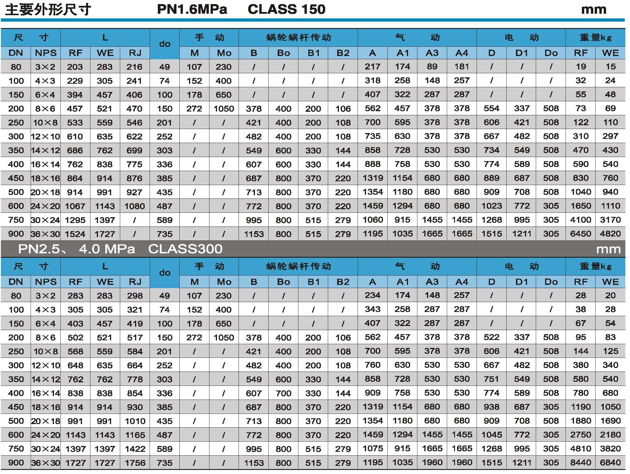 PN1.6MPa CLASS 150